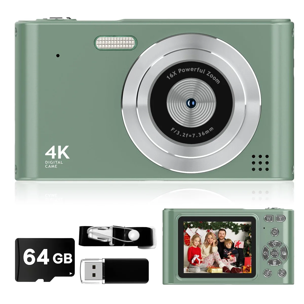 Polaroid PIXPRO H15 44MP 1080P 16X Zoom Black — product photo