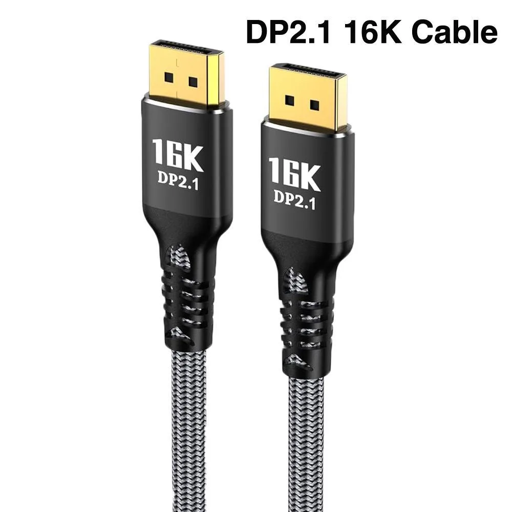 WRIARICH WRIARICH DisplayPort 2.1 cable 80Gbps 3.3 ft — product photo