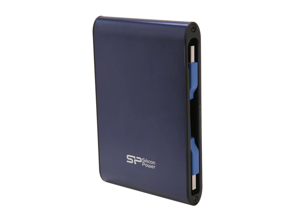 Silicon Power Silicon Power Armor A80 1TB USB 3.0 portable hard drive SP010TBPHDA80S3B Blue — product photo