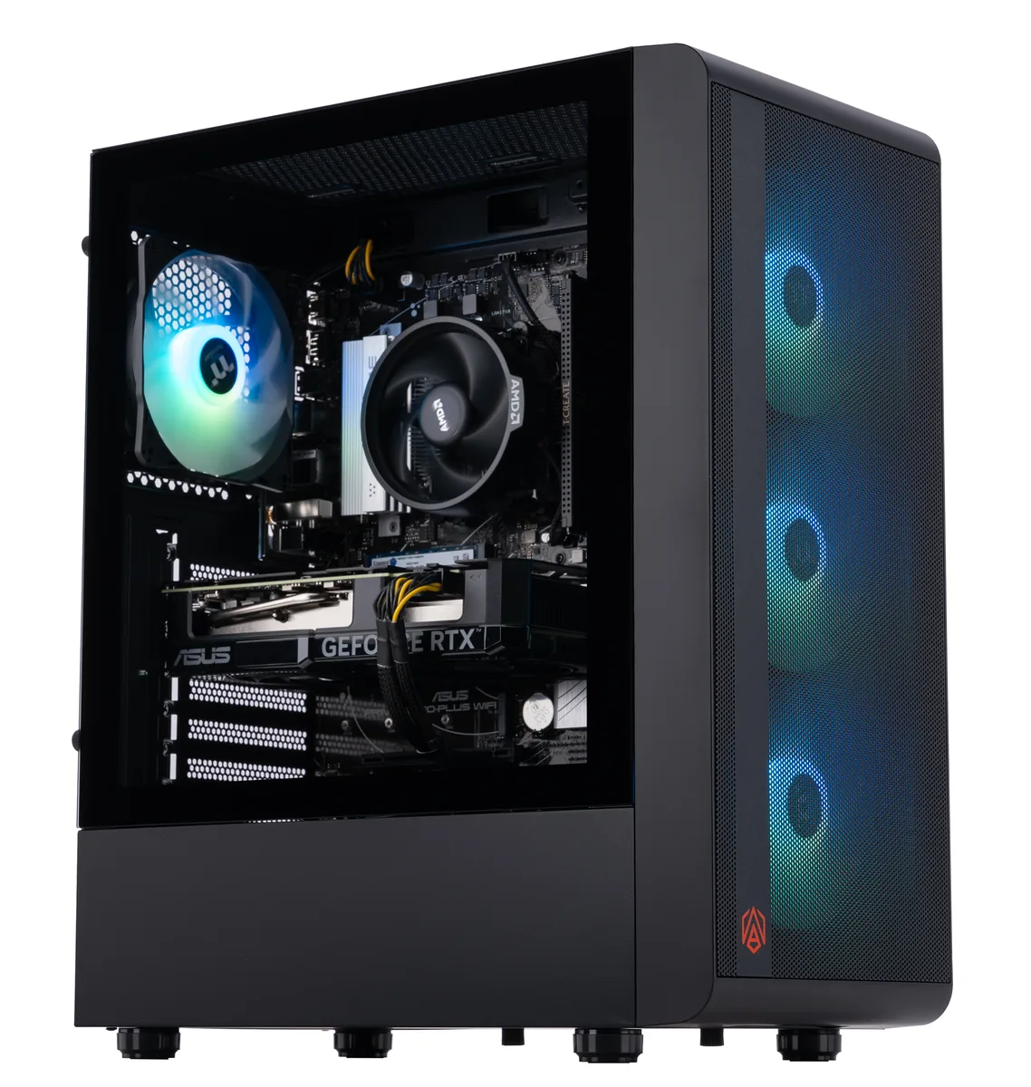 ABS ABS AKR7600F4070 Ryzen 5 7600 RTX 4070 32GB 1TB gaming PC — product photo
