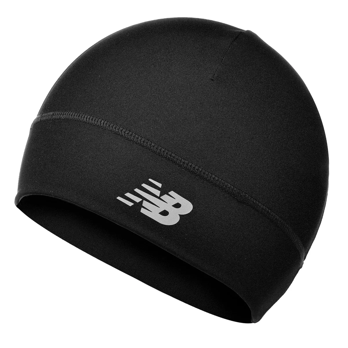  New Balance LAH91021 Skull Cap Black 86% polyester 14% spandex — product photo