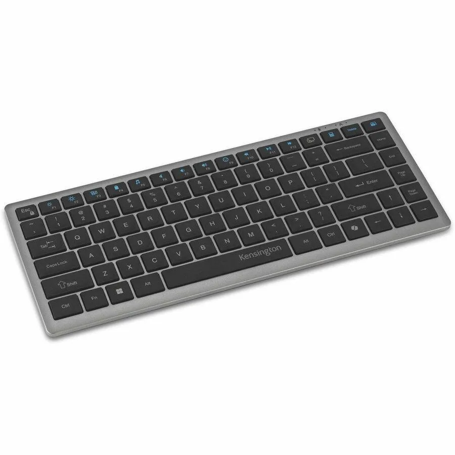 Kensington Kensington KB435 Compact Keyboard Bluetooth 5.4 2.4GHz 15 Programmable Keys Copilot Key 500mAh Black K75409NA — product photo