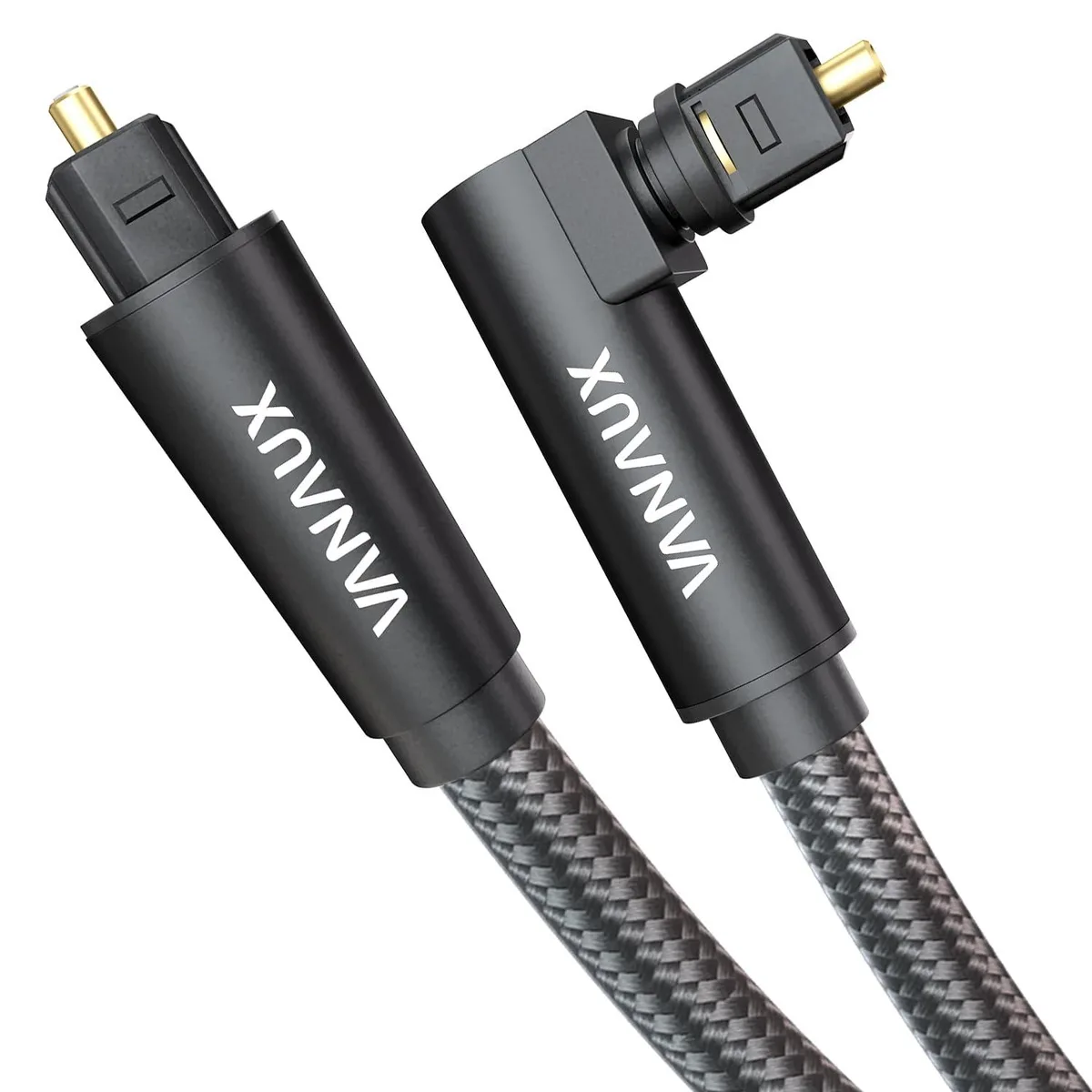  VANAUX 90° Toslink Digital Optical Audio Cable 3ft/1m — product photo