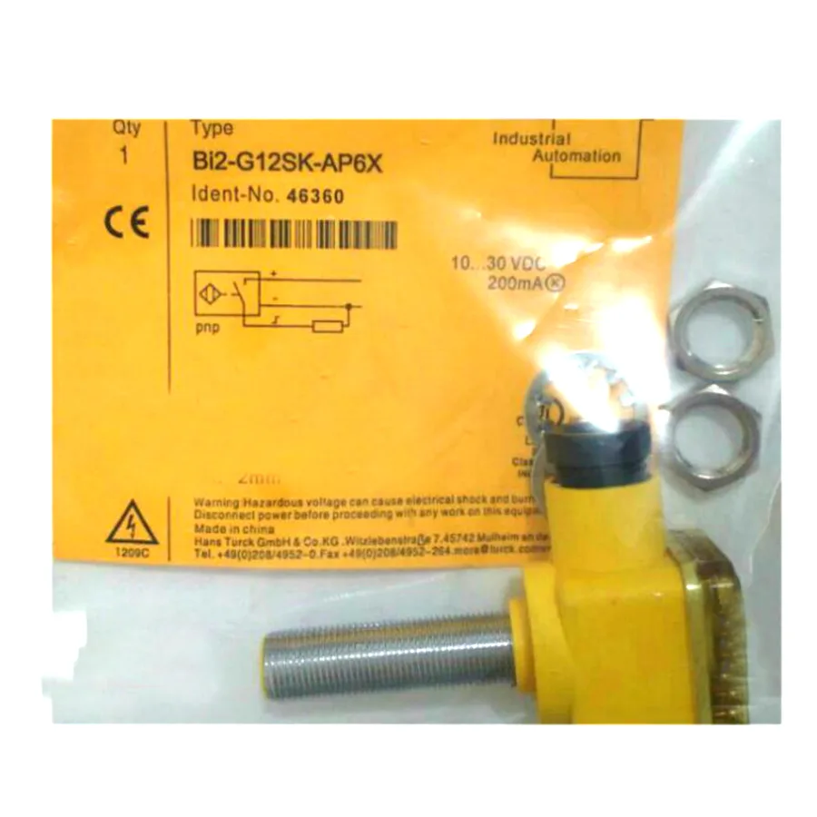 Turck Turck BI2-G12SK-AP6X 46360 Inductive Sensor PNP M12 — product photo
