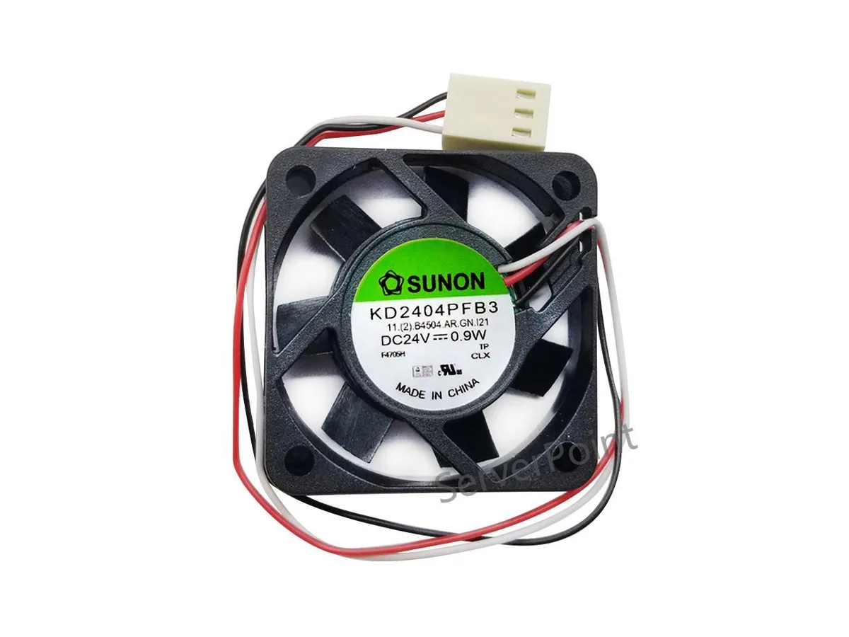 Fans Fans KD2404PFB3 40x40x10mm 24V 0.9W 3-Wire case fan — product photo