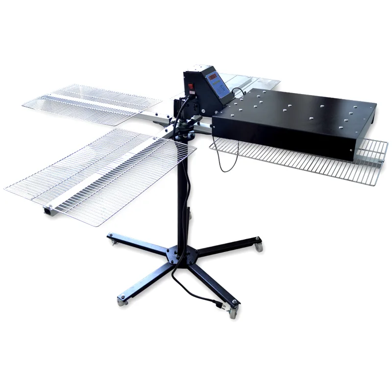 Intsupermai Intsupermai 110V 1600W 4-Platform Carbon Fibre Flash Dryer Rotating printmaking — product photo