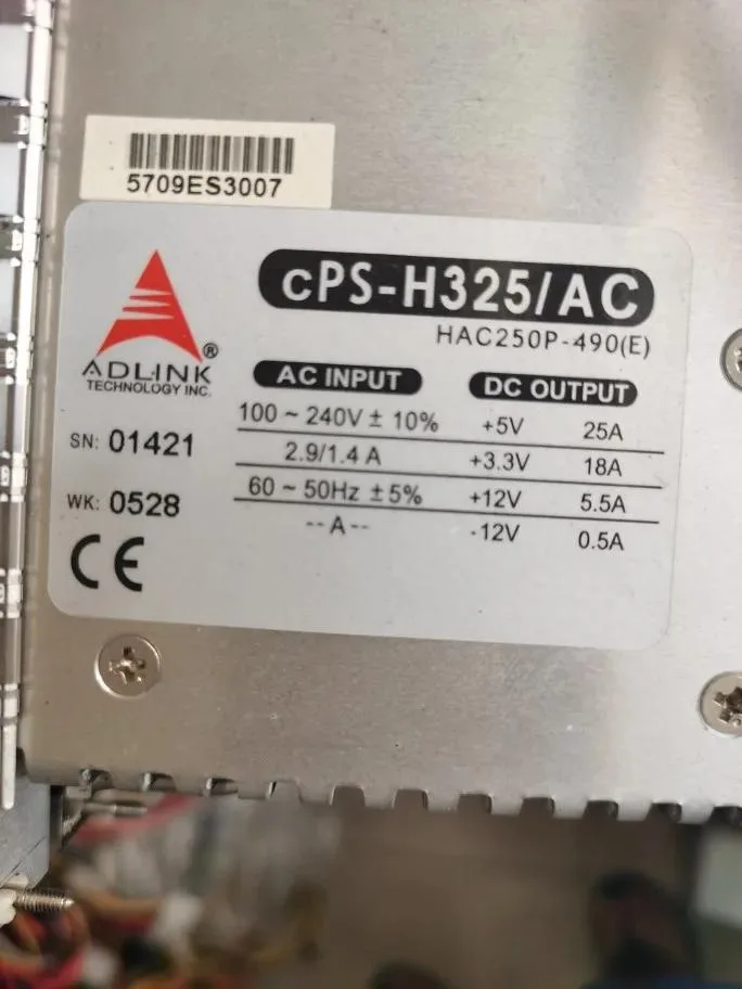 KHACHIMO KHACHIMO CPS-H325/AC HAC250P-490 (E) CPCI 250W 325W power supply — product photo