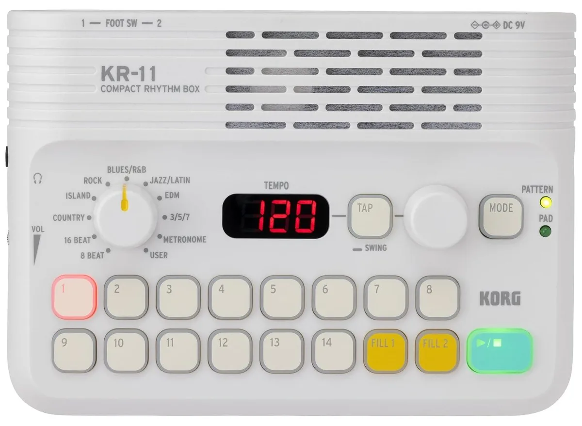 LORDWORLD LORDWORLD KR11 Rhythm Box 16 Pads 126 Patterns 14 Presets — product photo
