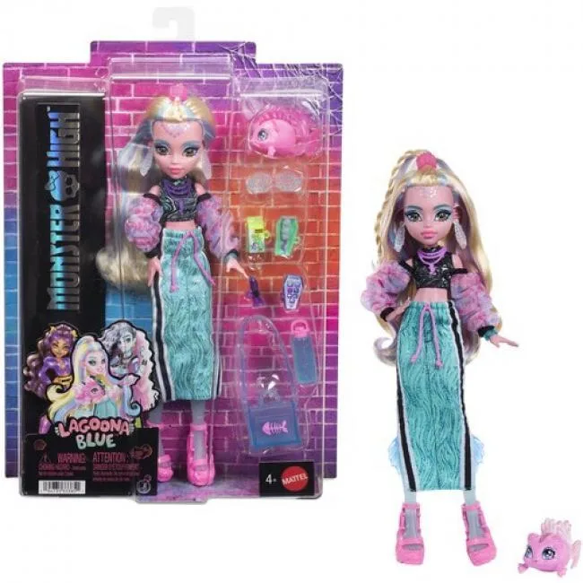 Monster High Monster High Lagoona Blue Doll with Pet Neptuna JHK33 — product photo