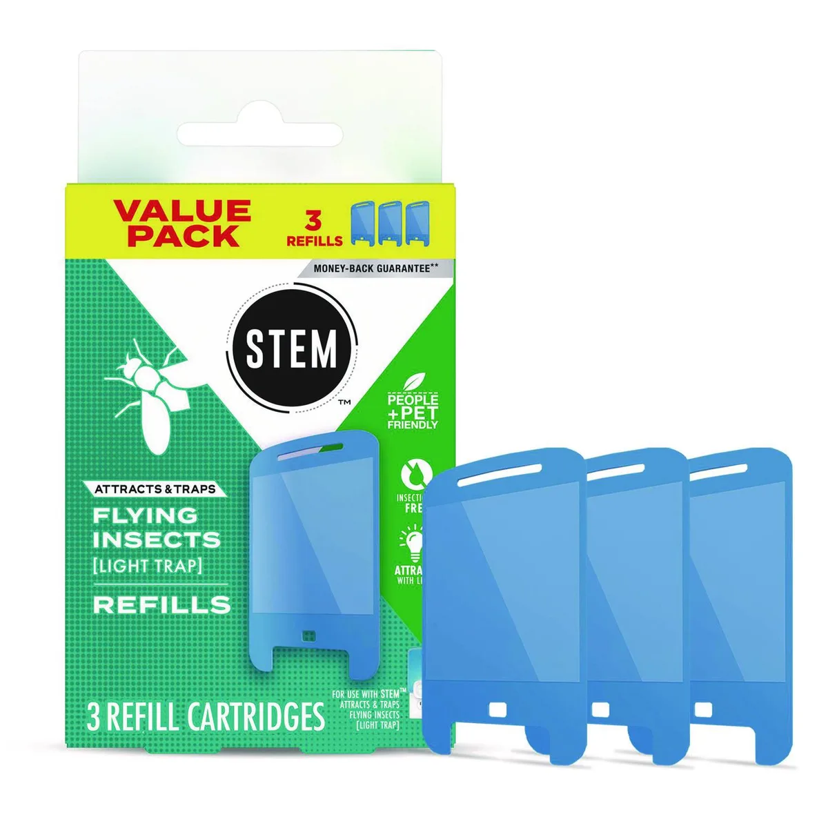 S C JOHNSON &amp; SON INC S C JOHNSON &amp; SON INC 372883 STEM Light Trap Refills 3 Refills Pack 8 Packs Carton — product photo