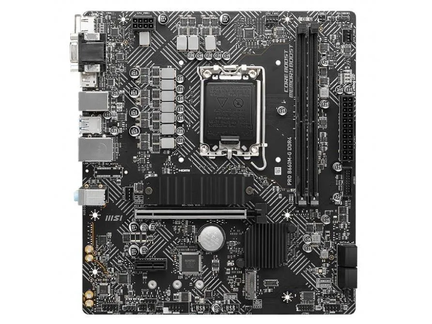MSI MSI PRO B660M-G DDR4 Intel motherboard — product photo