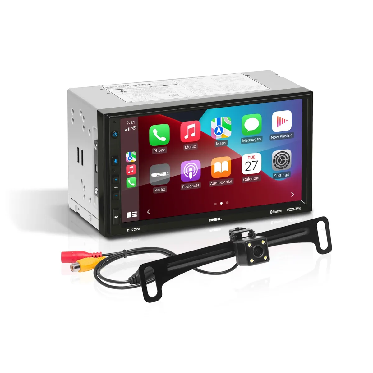 Sound Sound DD7CPA-C Car Stereo 7" Touchscreen CarPlay Android Auto Rear Camera — product photo