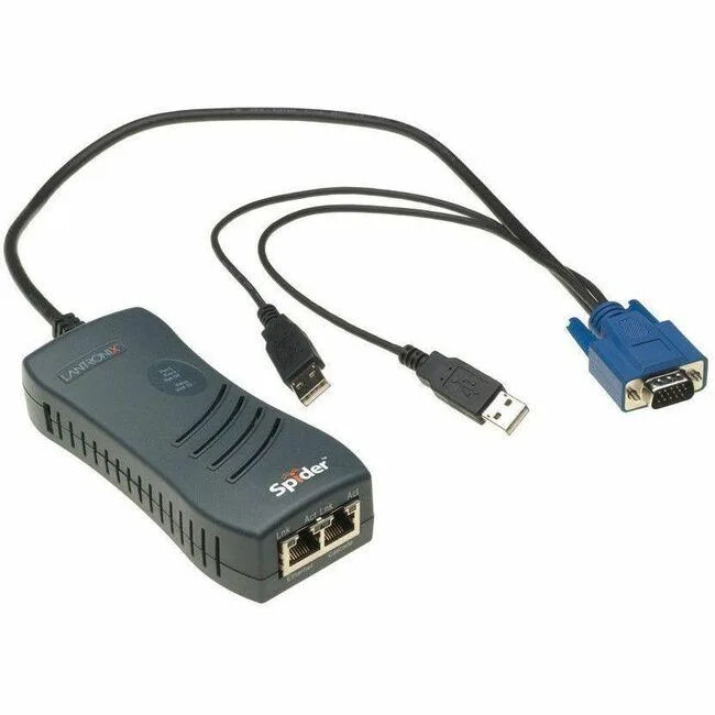 Lantronix Lantronix Spider KVM-over-IP Switch 2×RJ-45 2×USB VGA 0U — product photo