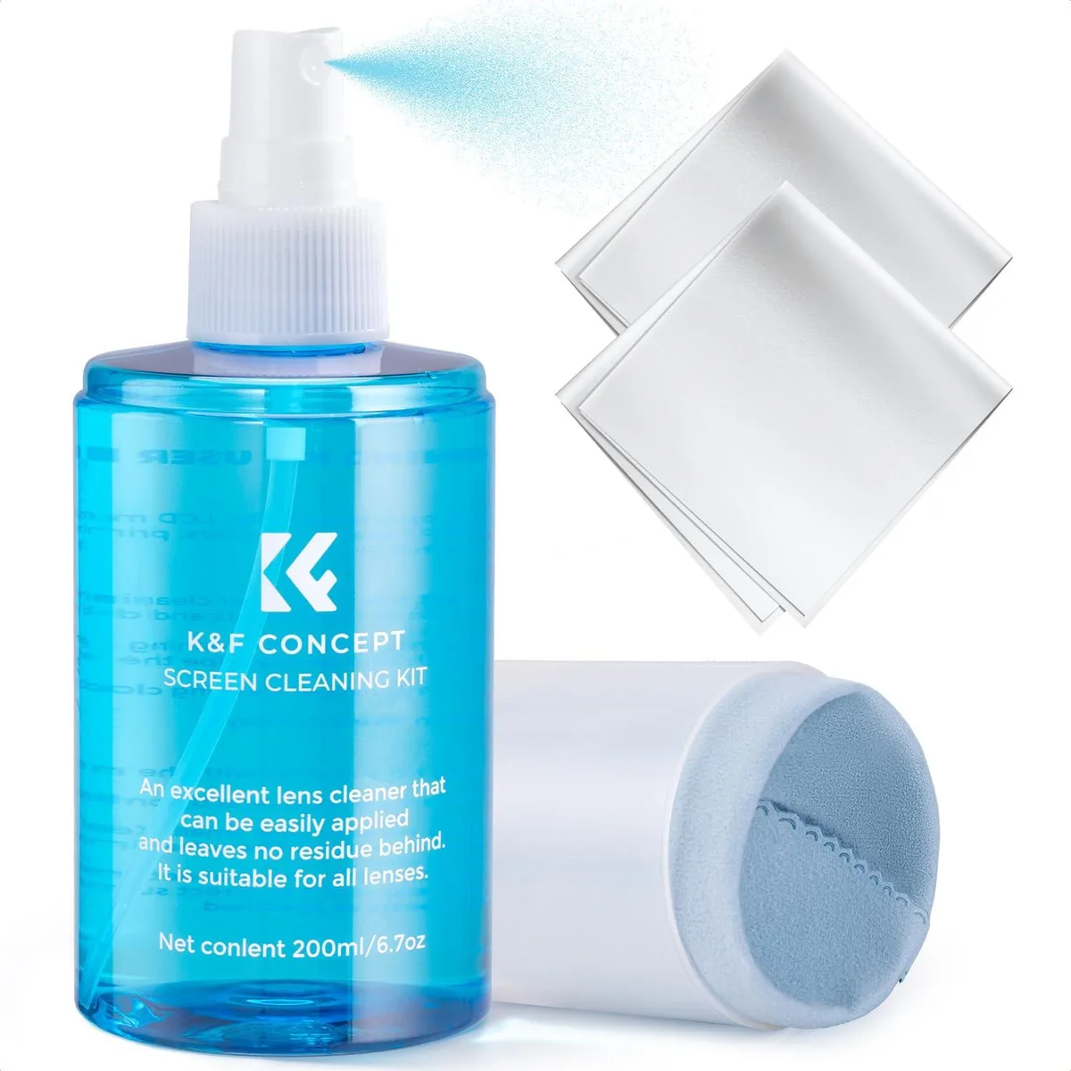 Metra Screen Cleaner Spray 200ml with 2 Microfiber Cloths — product photo
