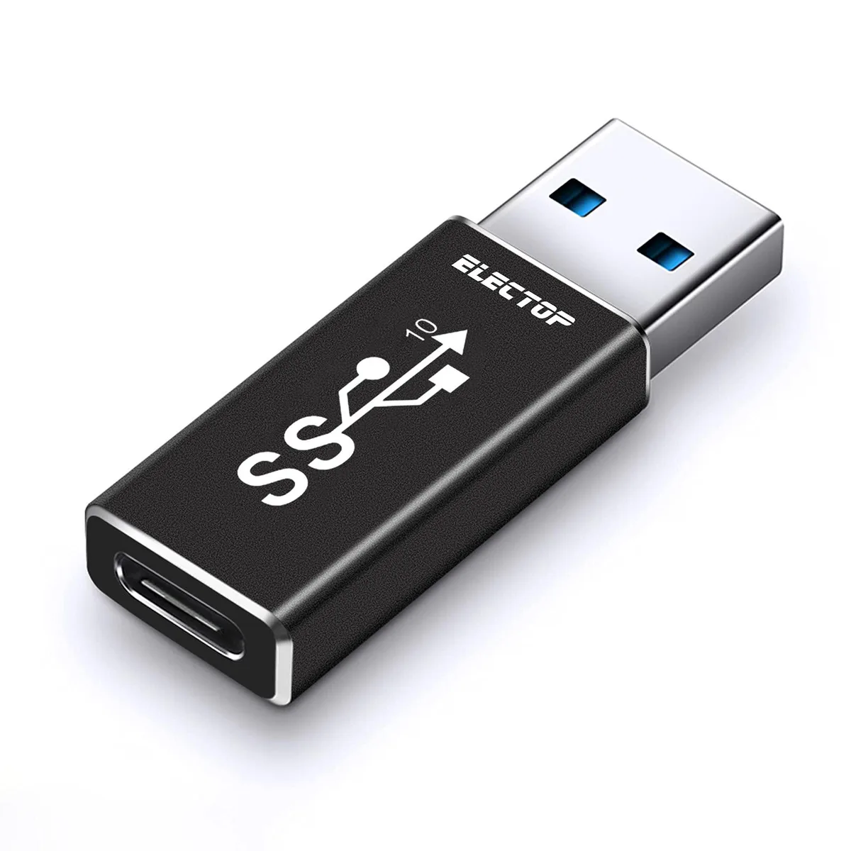  ELECTOP AFG1015-2 USB 3.1 Gen 2 10 Gbps Type-A to Type-C adapter — product photo
