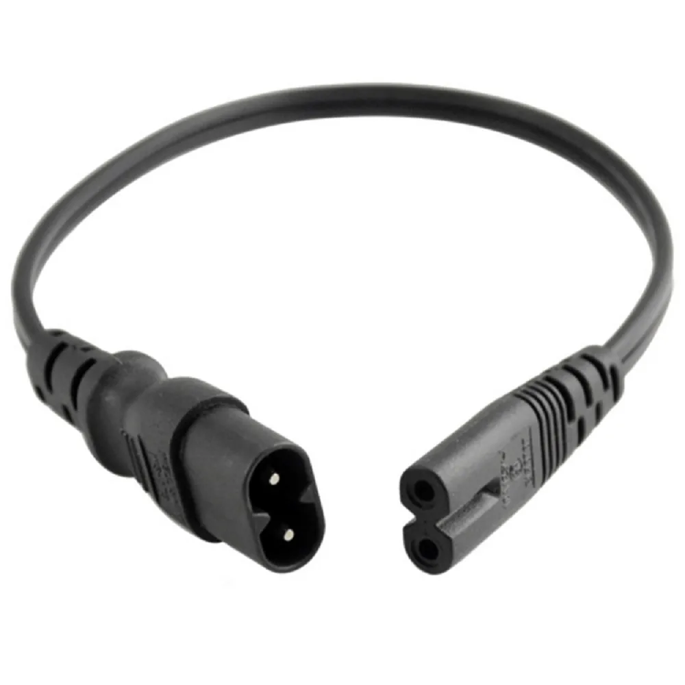 TeKit TeKit C7 to C8 Extension Cord 1 ft 18 AWG 30 cm computer power adapter cord — product photo