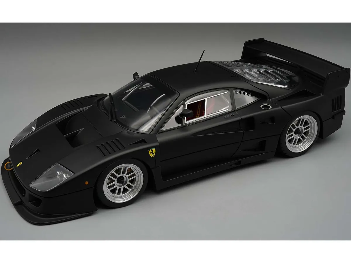 Tecnomodel Tecnomodel Ferrari F40 LM Matt Black Press Version 1/18 Ltd 75 1996 — product photo