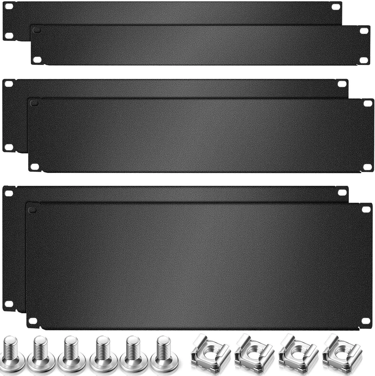 PISKEKAT PISKEKAT 1U 2U 4U Blank Panel Kit 19" 6pcs — product photo