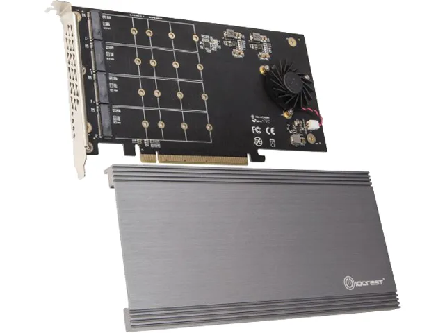 Syba Syba SI-PEX40161 PCI-Express 3.0 x16 Quad M.2 RAID controller — product photo