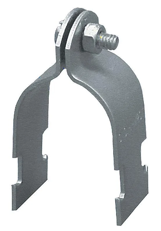 Galvanized steel strut pipe clamp for 3 inch pipe
