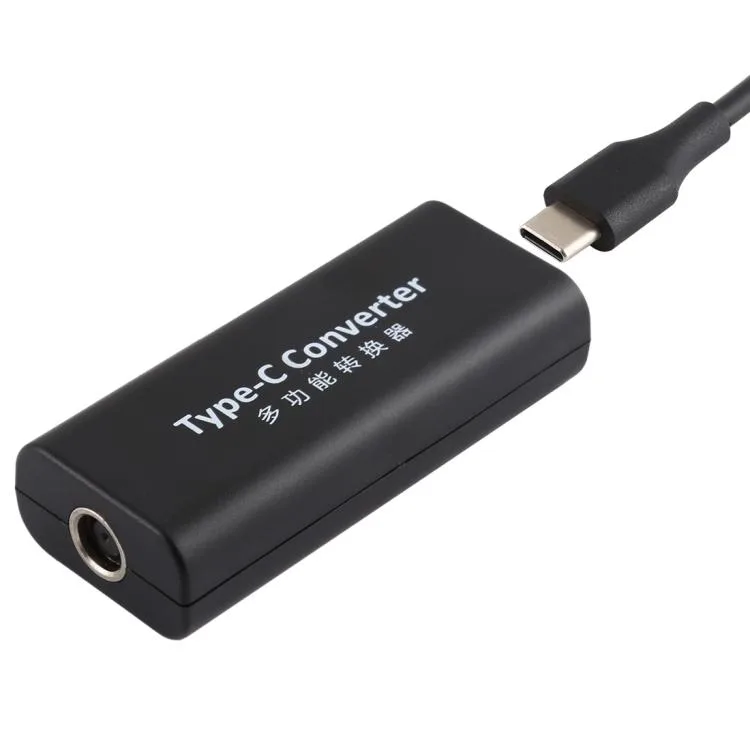 eForChina eForChina DC 7.4x.6mm Female to USB-C Female Power Adapter 15cm Cable 65W — product photo