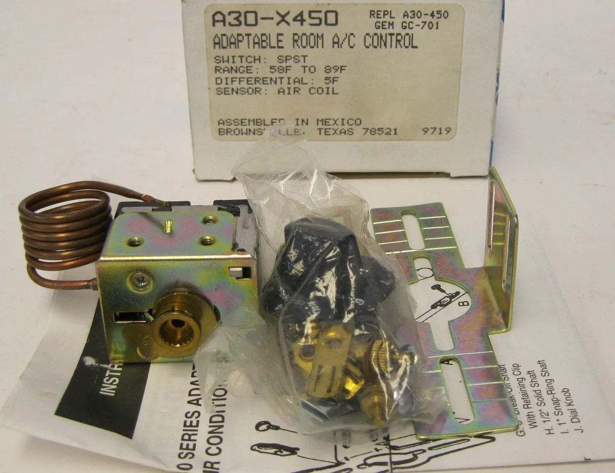Ranco A30-X450 defrost control box with 18 in capillary coil
