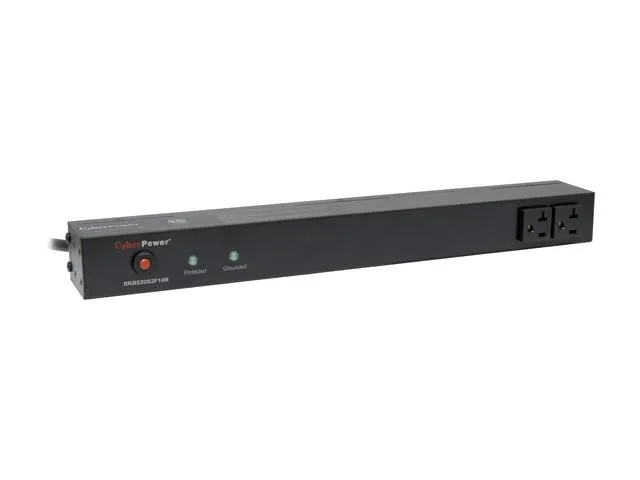CyberPower CyberPower RKBS20S2F10R 12-outlet 15 ft 1800 J surge protector — product photo
