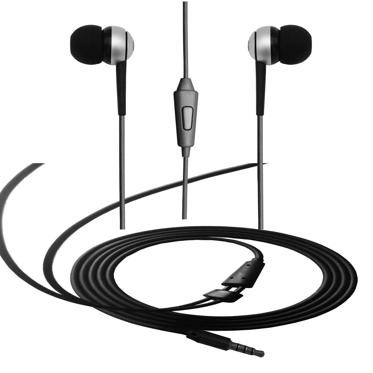  TwinPa H52 In-Ear Earphones 3.5mm 1.2m Silver — product photo