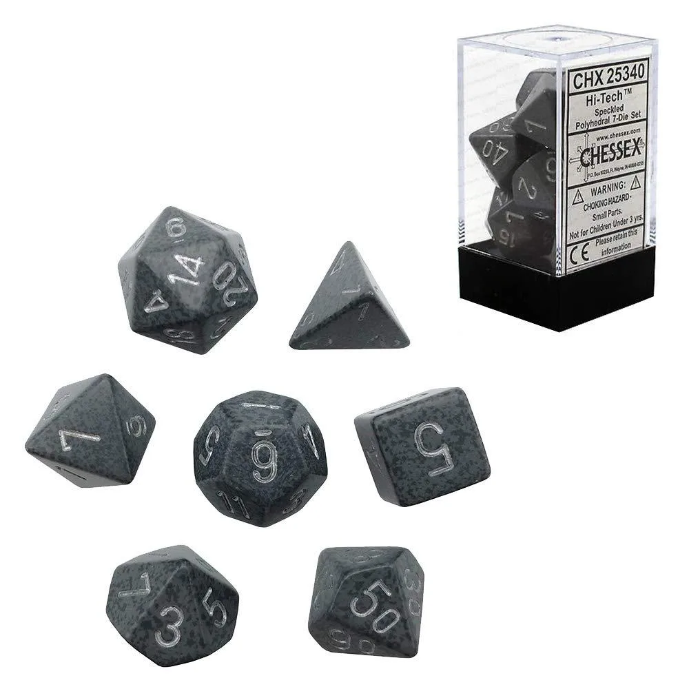 Chessex Chessex CHX25340 7-piece polyhedral dice set game — product photo