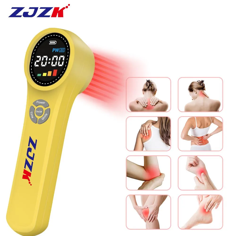 ZJZK ZJZK Cold Laser Therapy Device 660nm 810nm 980nm Yellow — product photo