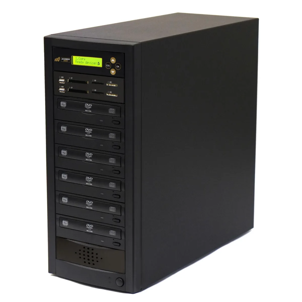 Acumen Disc Acumen Disc CrossOver DVD Duplicator AD05-MMP 1-5 Targets 52X CD 24X DVD — product photo