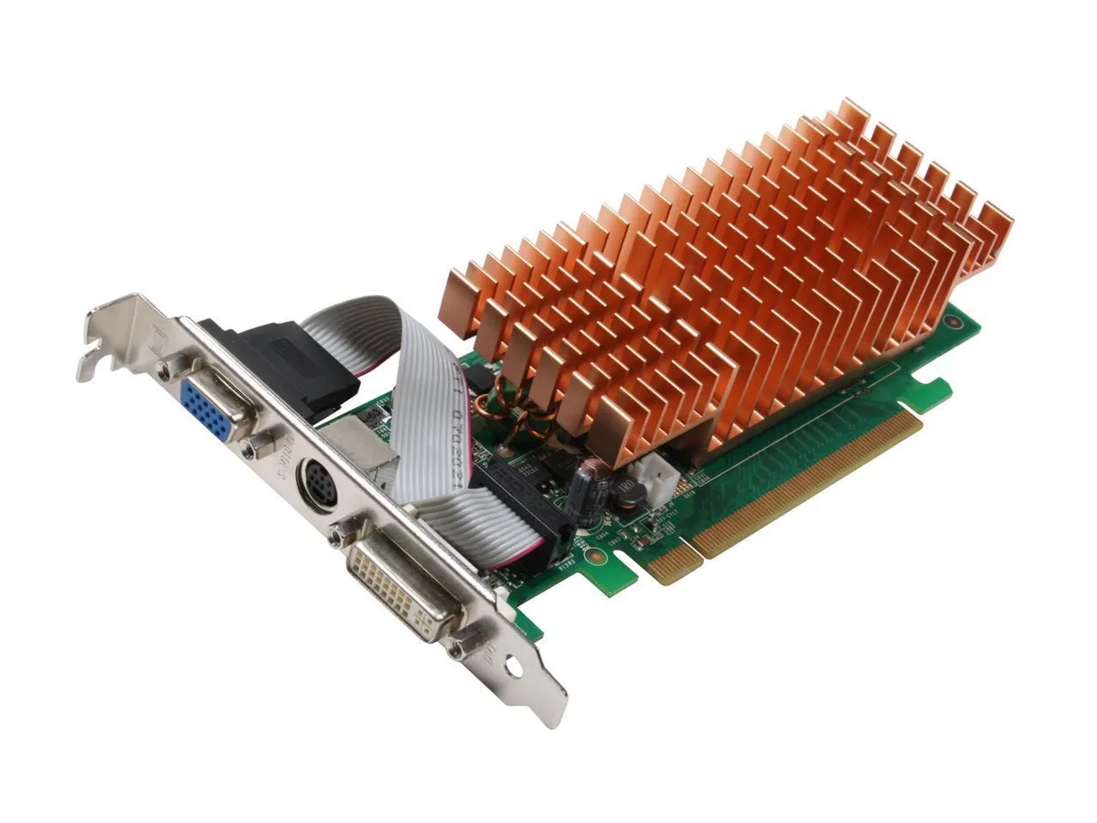 Biostar Biostar V6202EL63 GeForce 6200LE 64MB graphics card — product photo