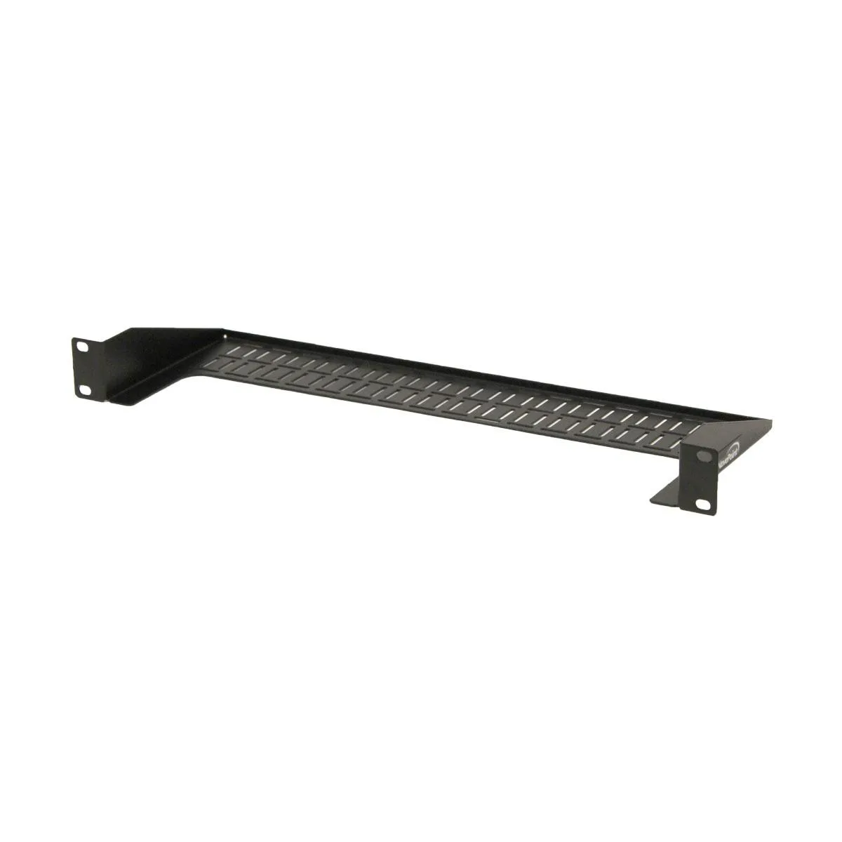 NavePoint NavePoint 1U Cantilever 19" Cable Lacing Shelf 6" Depth Black — product photo