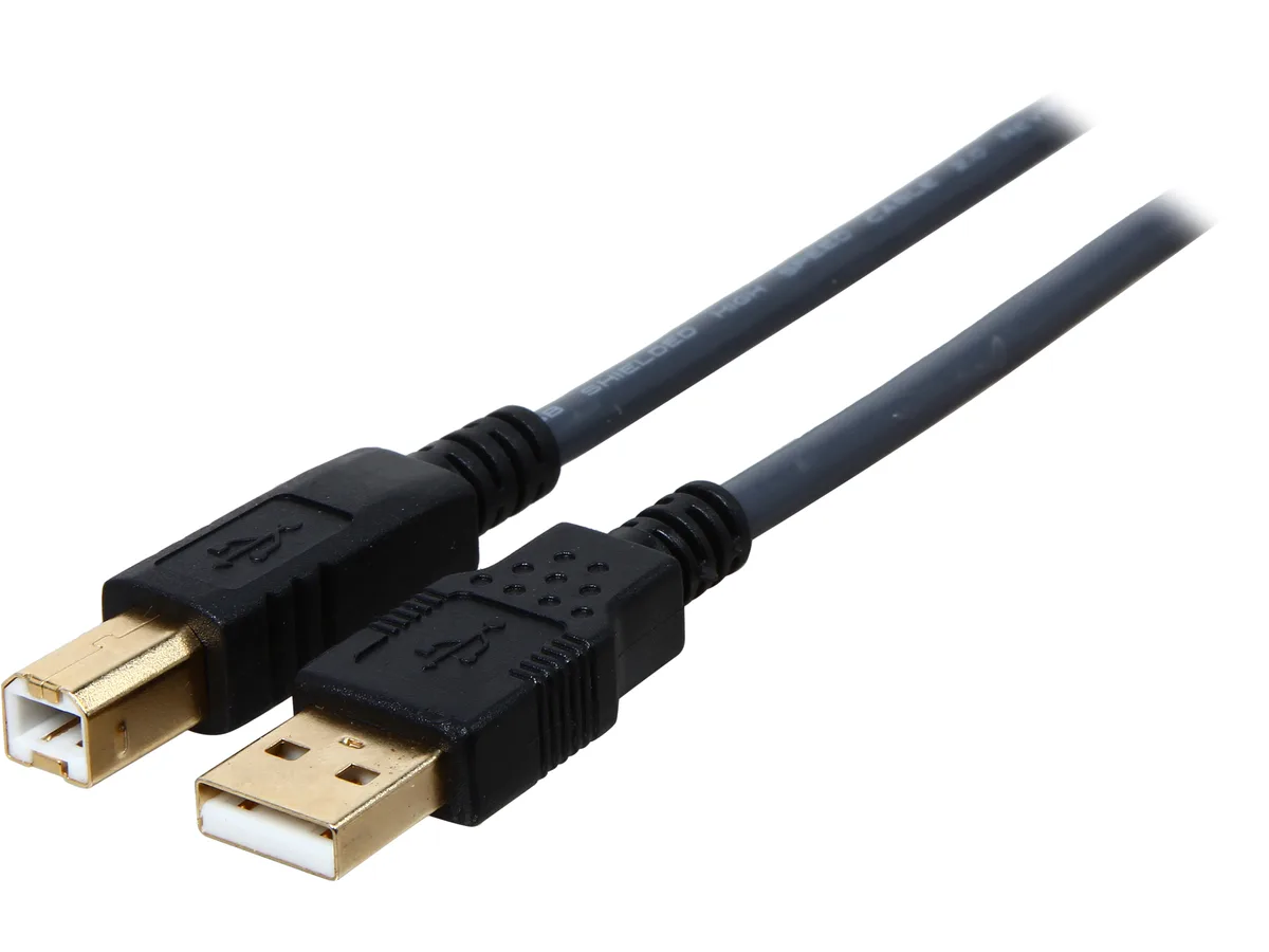 Cables To Go Cables To Go 29144 USB 2.0 A to B cable 16.4 ft black — product photo