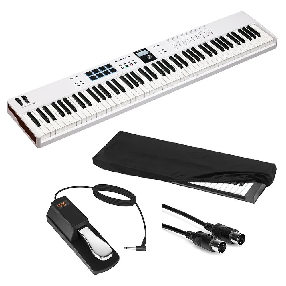 Arturia Arturia KeyLab Essential 88 mk3 White Bundle Musical Keyboard Controller — product photo
