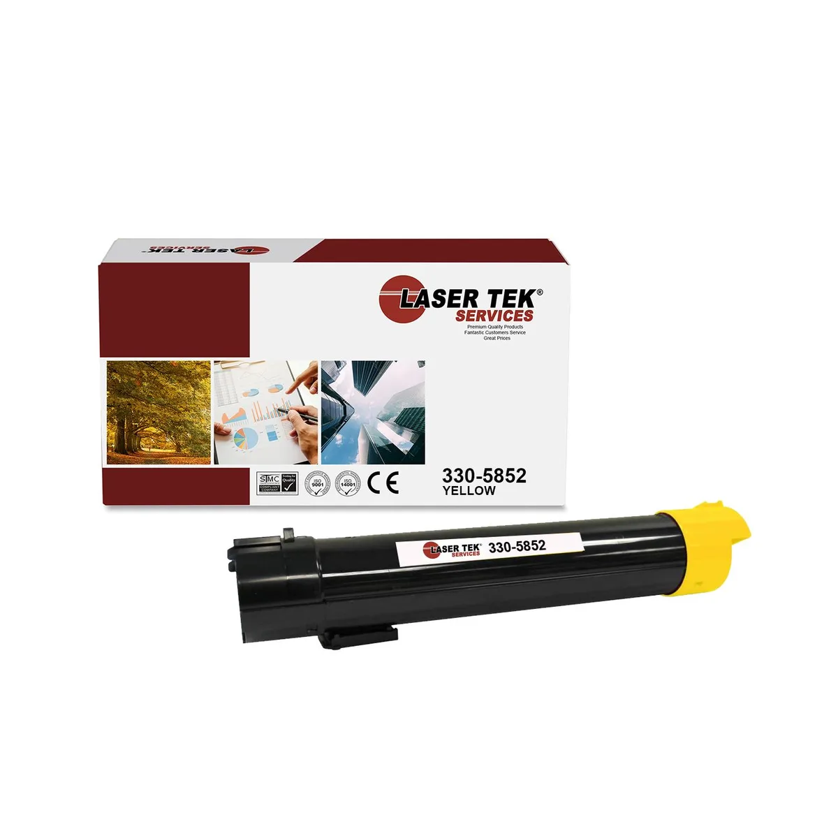 Laser Tek Services Laser Tek Services 5130 Yellow Toner Cartridge 330-5852 12000 pages — product photo
