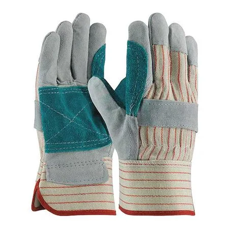 PIP PIP 85-7512J/XL Leather Palm Gloves Cowhide Safety Cuff Wing Thumb Full personal protective equipment — product photo