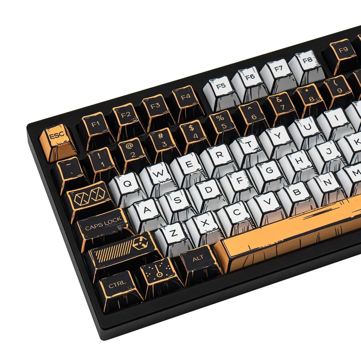 GSM Outdoors GSM Outdoors 150-Key PBT Keycap Set Cherry Profile 6.25u Spacebar 2 in 1 accessory — product photo
