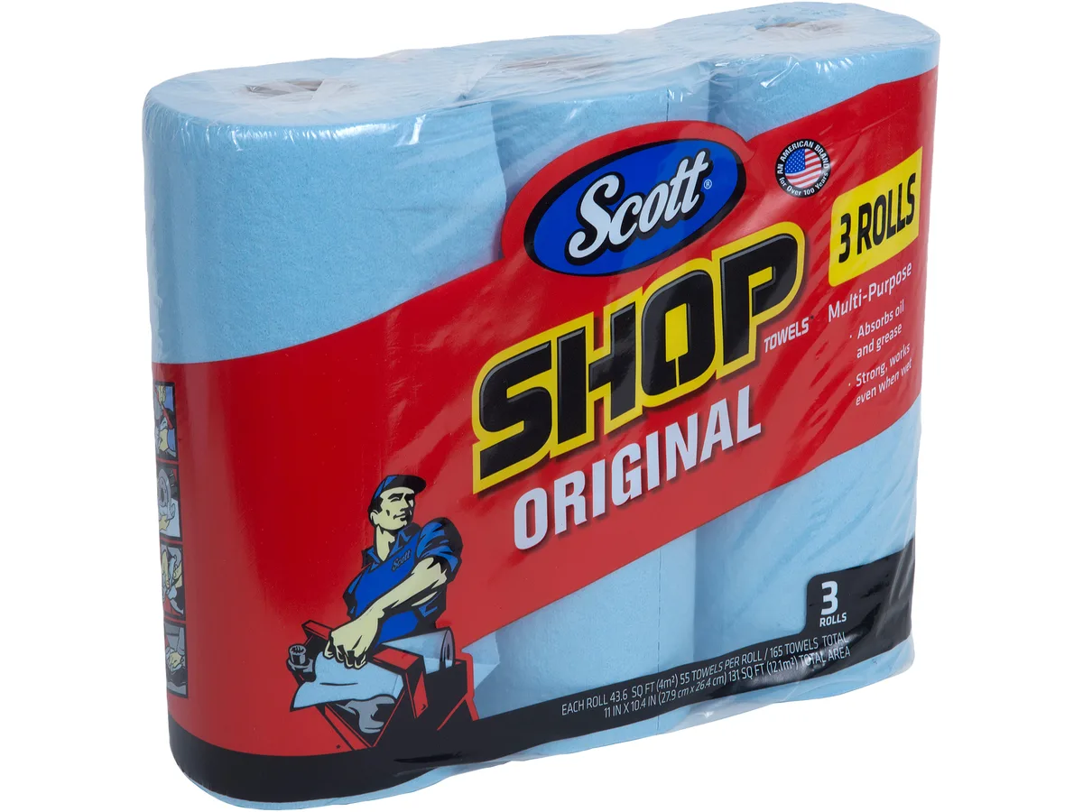 Scott Scott 75143 cleaning towels Blue 55 sheets 30 rolls 1650 case — product photo