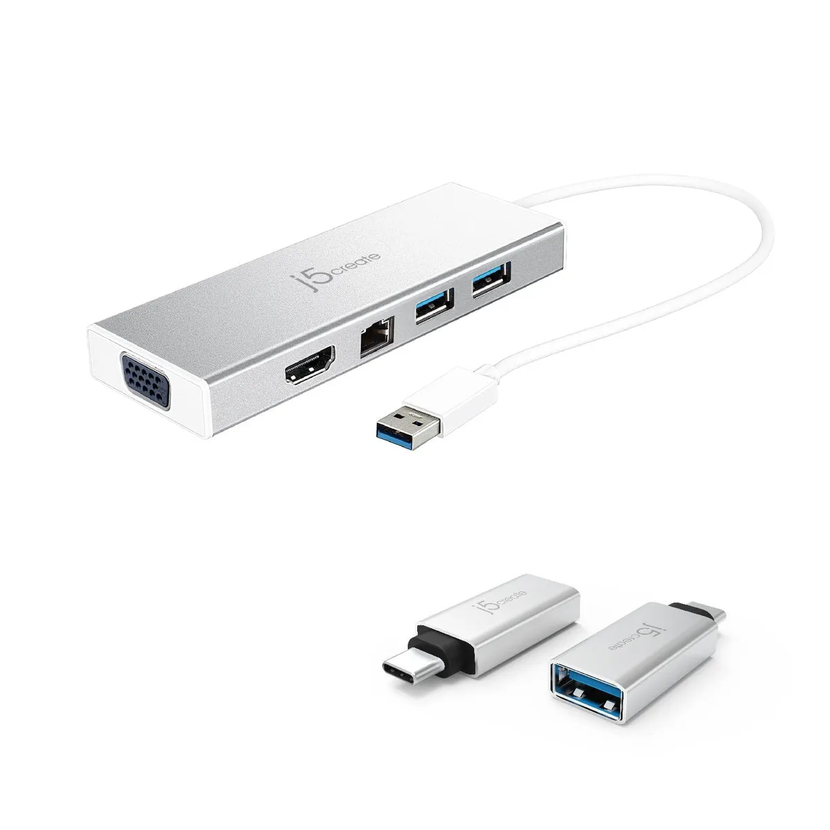 LORDWORLD LORDWORLD USB 3.0 Mini Docking Station JUD380 + JUCX15X2 — product photo