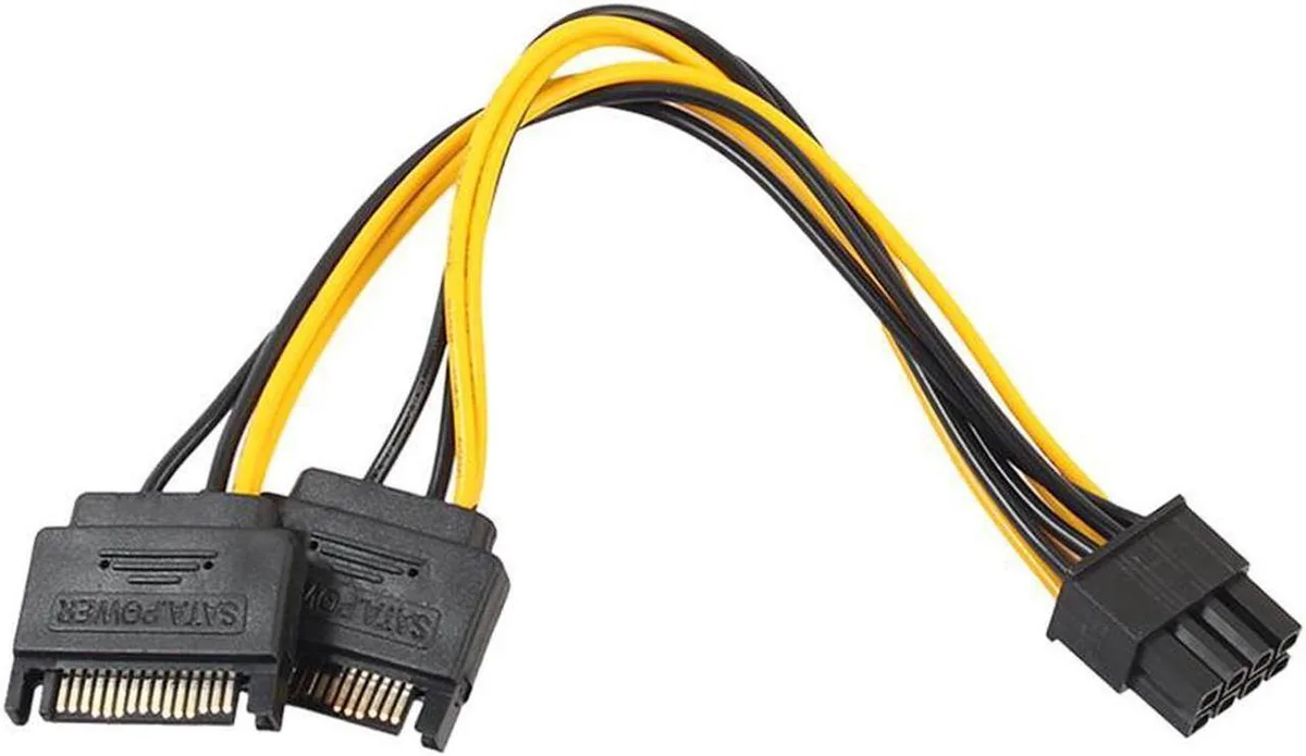 Aomoproing Aomoproing SATA to GPU 8 Pin Power Adapter Cable — product photo