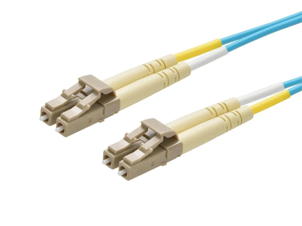 Monoprice Inc. Monoprice 141695 OM4 Fibre Optic Cable 2 m Aqua LC/LC — product photo