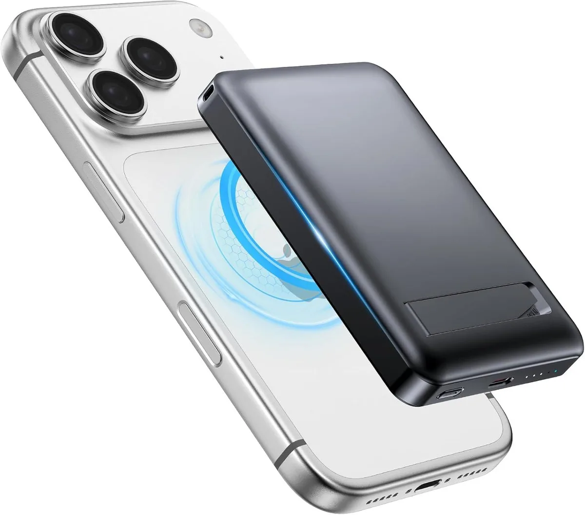 WOOJONG WOOJONG 10000mAh MagSafe Power Bank with Stand PD 20W — product photo
