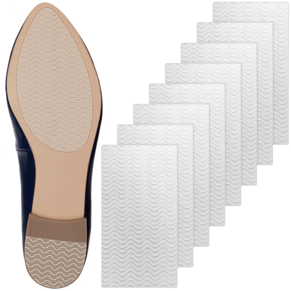 Eurzom Shoe Grips 8 Pcs 5.9 x 3.2 Inch White — product photo
