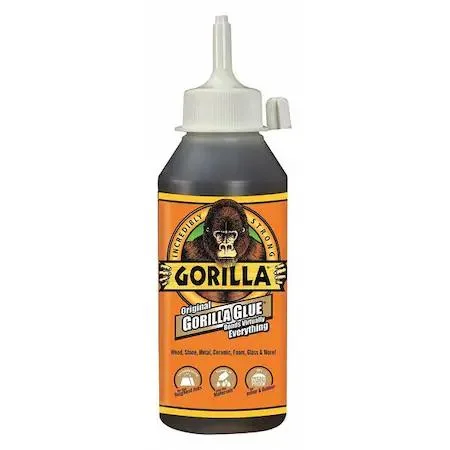 Small clear tube with Gorilla Glue branding and 5000802 label