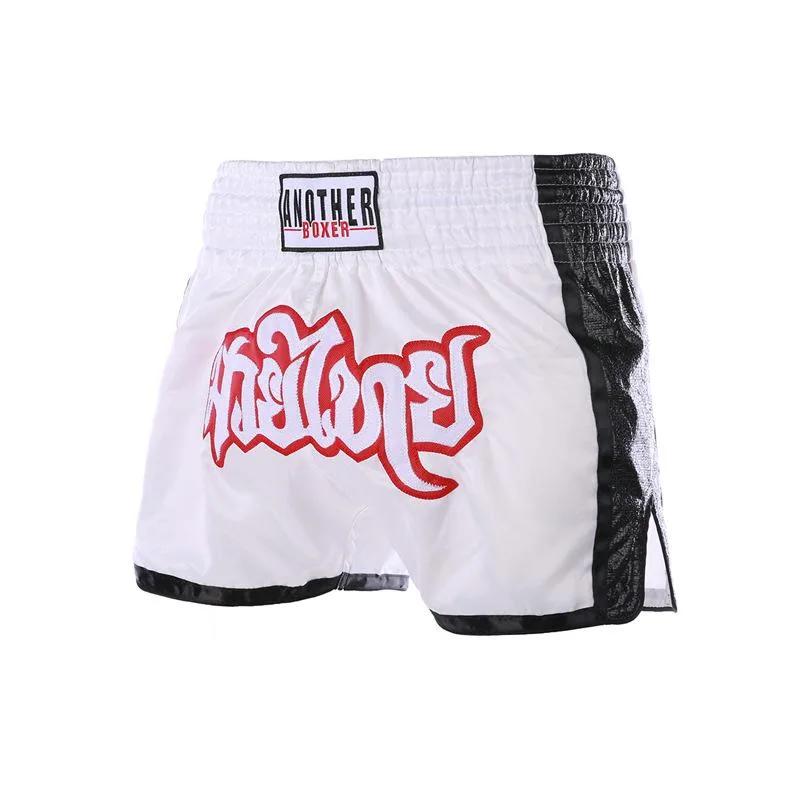 Amor est vitae essentia Amor est vitae essentia Kickboxing Trunks Shorts X-Small White-Black Polyester — product photo