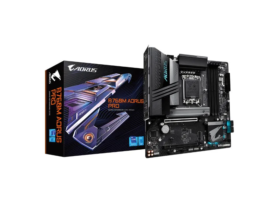 GIGABYTE GIGABYTE B760M AORUS PRO Intel motherboard — product photo