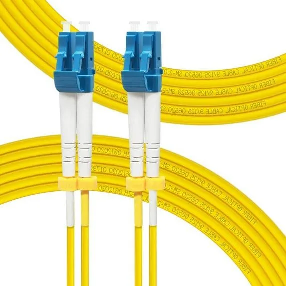 Lumenzi Lumenzi FC-OS1LCLC-1-YL-1 Singlemode Duplex Fibre Optic Cable 1m — product photo