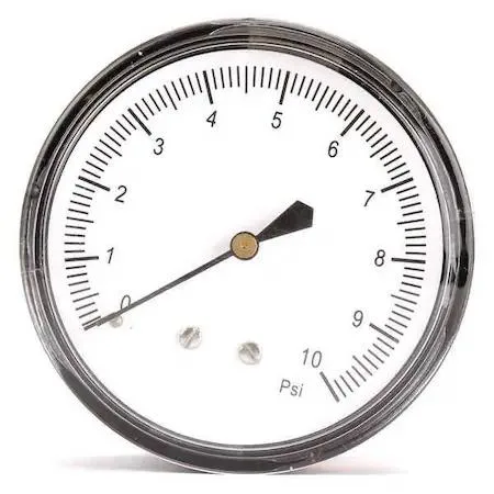 Value Brand Value Brand Low Pressure Gauge 0-10 psi 2 1/2 in Dial 1/4 in NPT — product photo