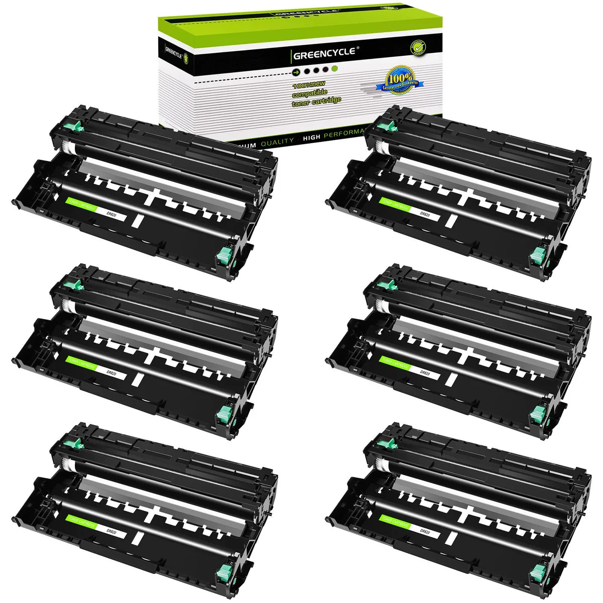 GREENCYCLE GREENCYCLE DR820 toner cartridge 6 pack black 30000 pages — product photo